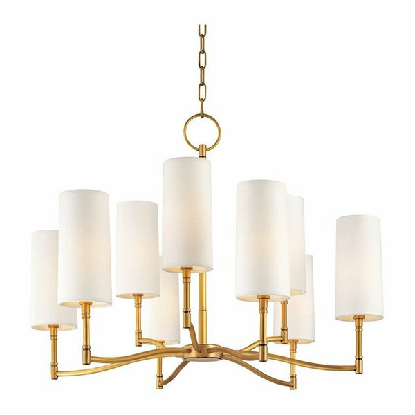 Hudson Valley Dillon 9 Light Chandelier 369-AGB